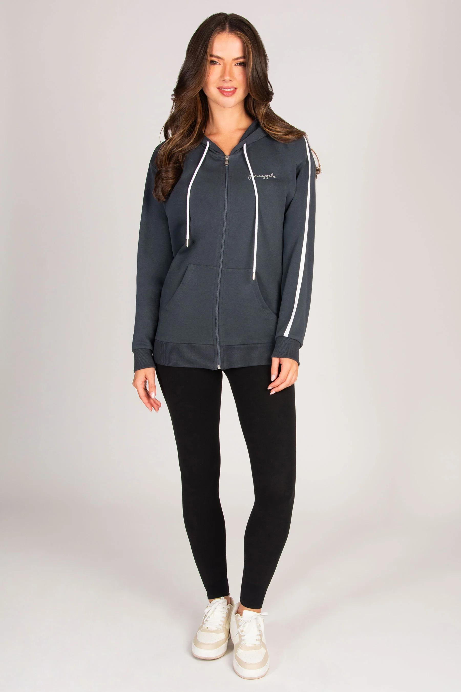 Stripe Zip Hoodie - Image 3